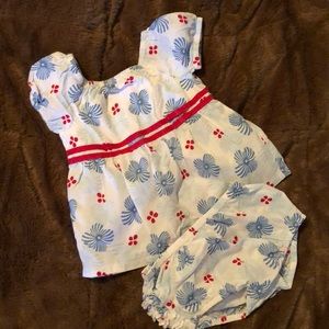 EUC 18-24 month set and matching bow